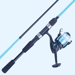 RAD Sportz Beginner Spinning Fishing Rod & Reel Combo- 6' Fiberglass Pole -  Walmart.com